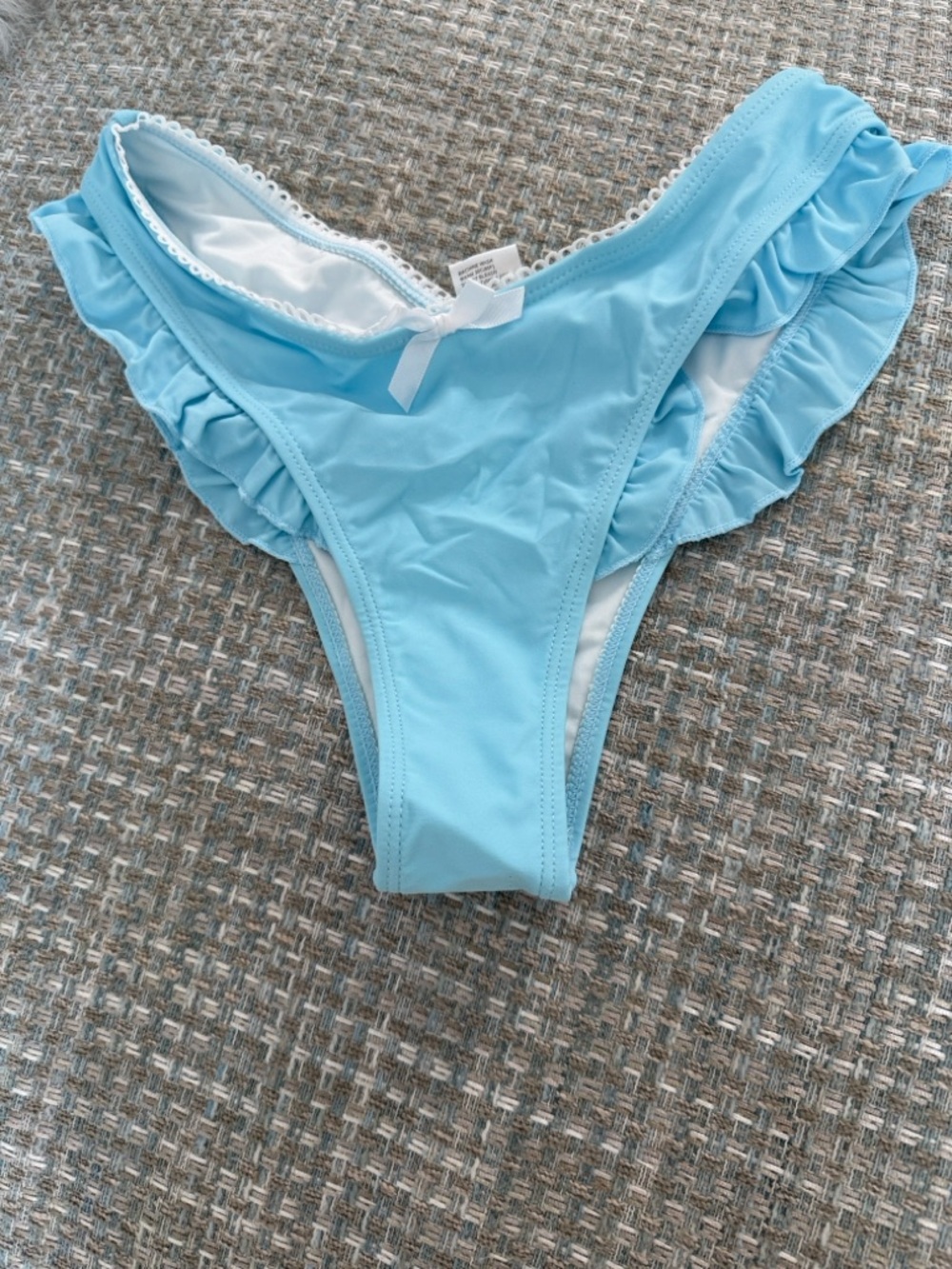 Light Blue Ruffle Bikini Set by - Picture 4 of 8
